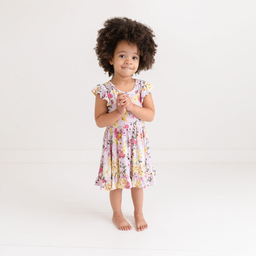 LuLaRoe Nicki Dress size Medium ~ SOLID BOLD PINK HTF Color Pocket Dress