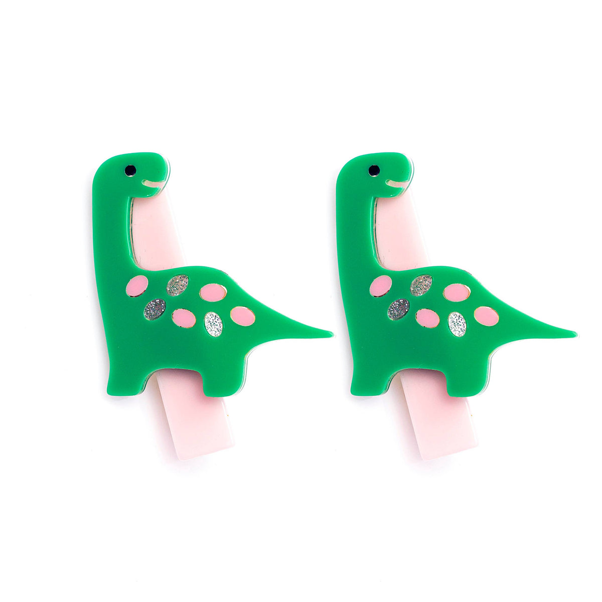 LR-Preciousaurus Green Alligator Clips – Lula Women's Boutique