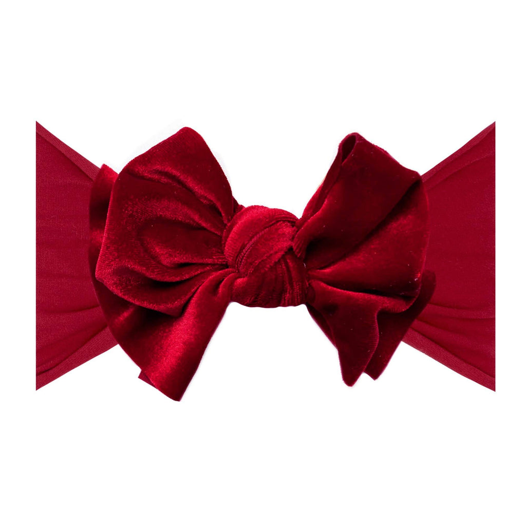 leilei1202 Cranberry Velvet Bow Scrunchie, Cranberry Red Hair Bow, Velvet Hair Bow, Girls Velvet Scrunchie, Ponytail Holder, Dark Red Hair Bow